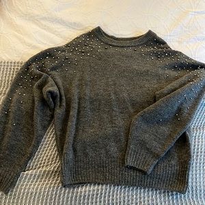 HM Beaded Crewneck sweater (size s)